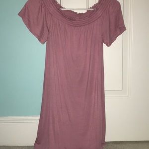 off the shoulder dress